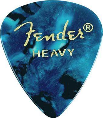FENDER 351 Premium Celluloid Picks Ocean Turquoise- Heavy  1 Adet Pena