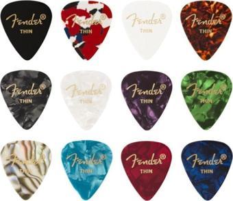 FENDER 351 Shape Celluloid Medley Thin 1 Adet