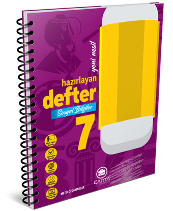 Çanta Yayınları 7 Sınıf Sosyal Bilgiler Hazırlayan Defter - Çanta Yayıncılık