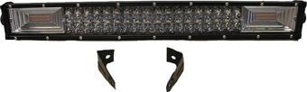 Space Offroad sis lambası 80cm 135led Beyaz-amber 405w çakarlı Adet / LASS292