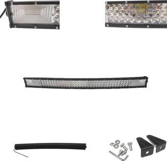 Space Offroad sis lambası 80cm 135led beyaz-amber çakarlı 405w eğimli / LASS292-1