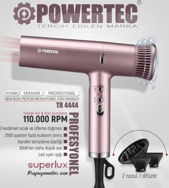 Powertec TR4444 Süperlux Ionıc Fön Makinesi