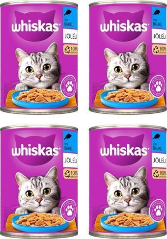 Whiskas Ton Balıklı Kedi Konserve 400 gr X 4 Adet