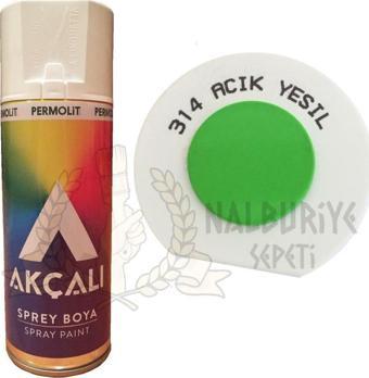 Akçalı Akrilik Sprey Boya AÇIK YEŞİL 400 ml - 314