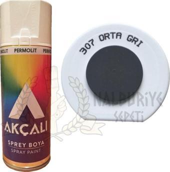 Akçalı Akrilik Sprey Boya ORTA GRİ 400 ml - RAL7015 - 307