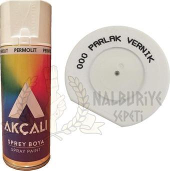 Akçalı Akrilik Sprey ŞEFFAF PARLAK VERNİK  400 ml - 000