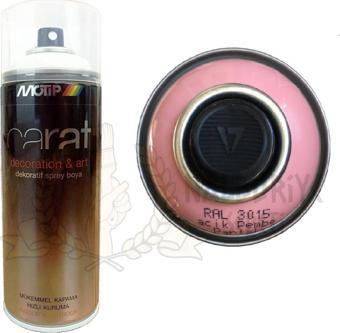 Motip Carat Akrilik Sprey Boya AÇIK PEMBE PARLAK 400 ml - RAL3015