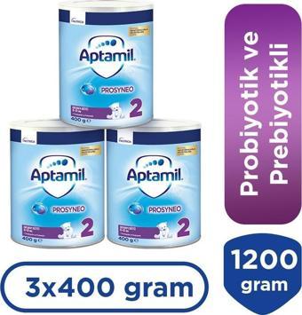 Aptamil Prosyneo 2 Bebek Sütü 400 gr 6-12 Ay-3 adet