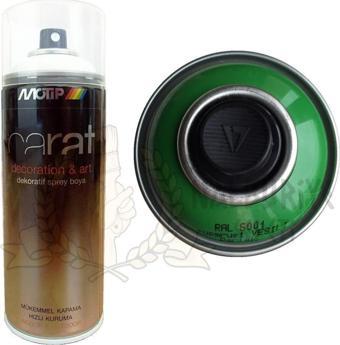 Motip Carat Akrilik Sprey Boya ZÜMRÜT YEŞİL PARLAK 400 ml - RAL6001