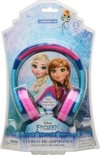 Volkano Disney Frozen Karlar Ülkesi Anna Elsa Lisanslı Kablolu Çocuk Kulaklığı