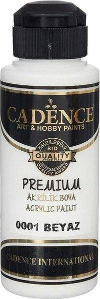 Cadence Premium Akrilik Boya 120 ml Beyaz