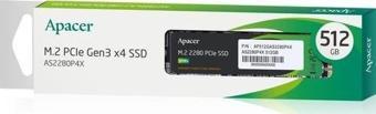 Apacer AS2280P4X-1 512 GB 2100-1500 MB/s M.2 PCIe Gen3x4 AP512GAS2280P4X-1 SSD