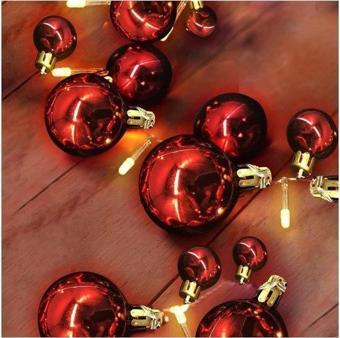 Urban Mood Red Balls Led Işık 20li