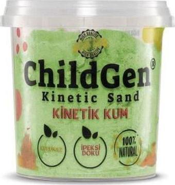 ChildGen Doğal Kinetik Kum 500 gr Yeşil