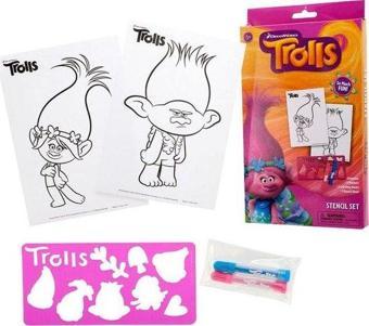 Trolls Geometrik Çizim Seti