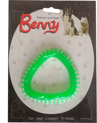 Benny Köpek Oyuncağı Üçgen 8 x 8.5 cm Yeşil