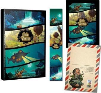 Mor Kelebek Jules Verne Defter Seti