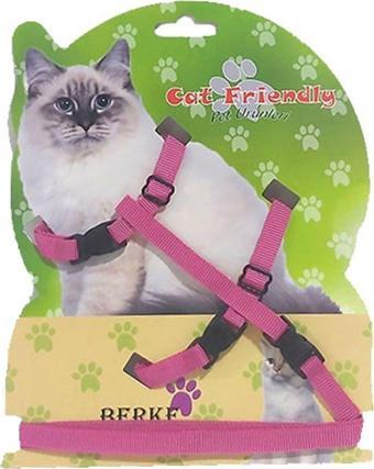 Kedi Göğüs Bel Tasması Dokuma 22/36 cm Mor