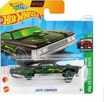 Hot Wheels 1/64 Ölçek Tekli Regular Arabalar HTB91 Hw Reverse Rake / Layin' Lowrider