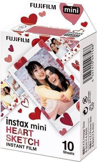 İnstax mini Heart Sketch 10'lu Özel Film