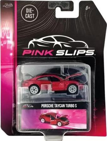 Jada 1/64 Ölçek Pink Slips Premium Araçlar - Porsche Taycan Turbo S