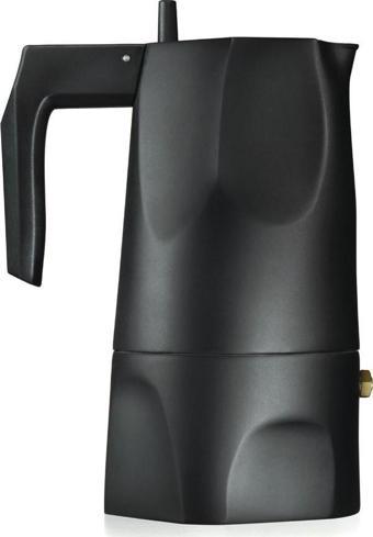 Alessi Ossidiana Espresso Kahve Makinası Siyah 12x8,5x17,5 cm