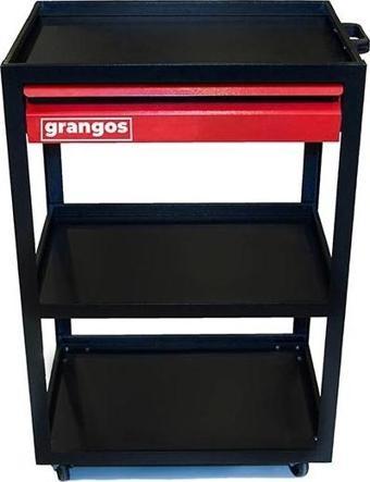 Grangos GRSA01 Tek Çekmeceli Rulmanlı Servis Arabası