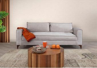 Perla Sofa Cosmo Üçlü Koltuk Krem