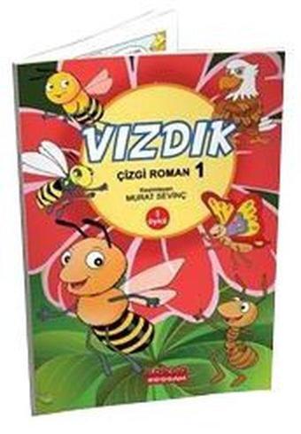 Vızdık Çizgi Roman Renkli Öykü Serisi Cilt - 1 - Aziz Sivaslıoğlu - Bordo Ressam