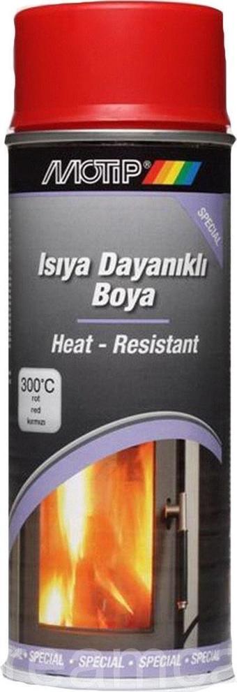 Motip Isıya Dayanıklı Sprey Boya MAT KIRMIZI 400 ml