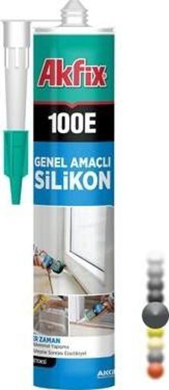 AKFİX 100E ANTRASİT GRİ SİLİKON 280 ML