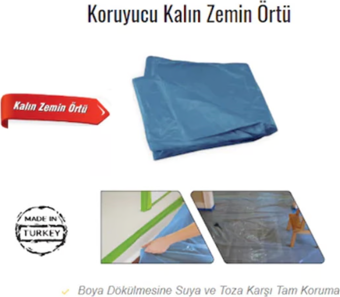 20 M2 KALIN ZEMİN ÖRTÜSÜ