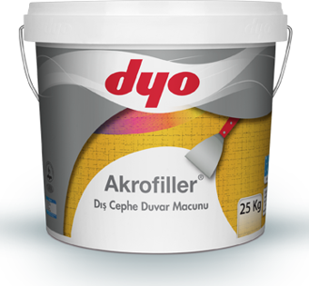 Dyo Akrofiller Dış Cephe Macunu 4,5 Kg Beyaz