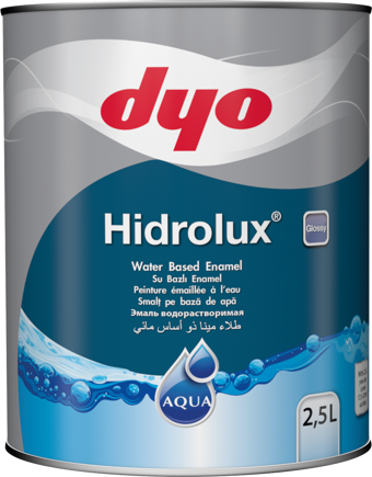 Dyo Hidrolüx 2,5 Litre Beyaz Su Bazlı Ahşap Metal Boyası