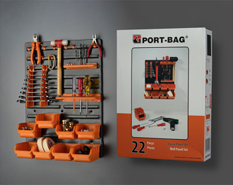 PORT-BAG 22 PARÇA DUVAR PANELİ SETİ
