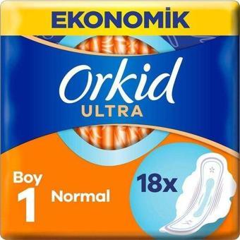 Orkid Ultra Extra Hijyenik Ped Normal Ekonomik Paket 18 Ped