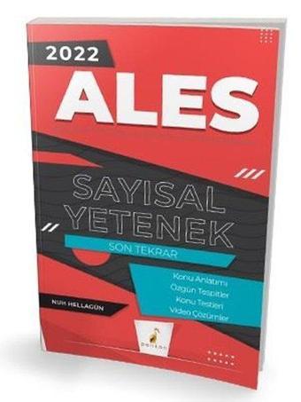 2022 ALES Sayısal Yetenek Son Tekrar Konu Anlatımı - Nuh Hellagün - Pelikan Yayınları