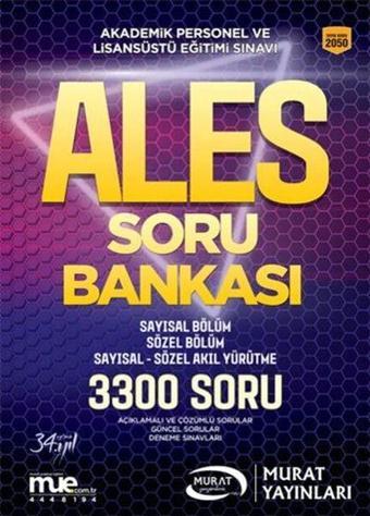 ALES Soru Bankası 2050 - Komisyon  - Ankara Murat Yayıncılık