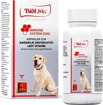 Biolive Immune Dog Köpekler İçin Bağışıklık Destekleyici Sıvı Vitamin 100ml