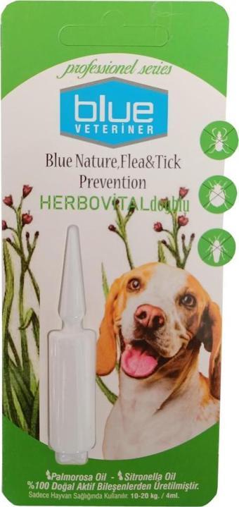 Blue Veteriner Herbiovital Bitkisel Köpek Damlası 4 ml ( 10-20 kg )