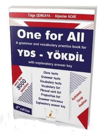 One for All a Grammar and Vocabulary Practice Book For YDS - Alpaslan Acar - Pelikan Yayınları