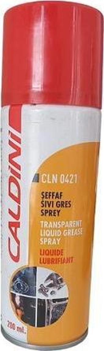 Caldini Şeffaf Sıvı Gres Sprey 200 ml CLN 0421