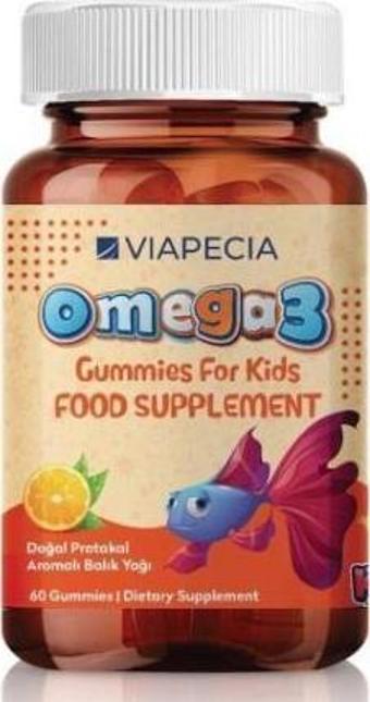 Viapecia Omega 3 Kids 60 Gummies