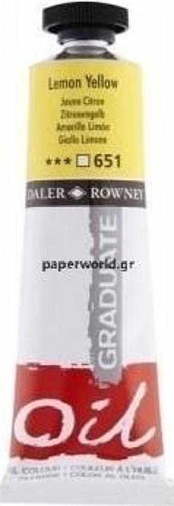 Daler Rowney Yağlı Boya Grad 38Ml-651 Lemon Yellow