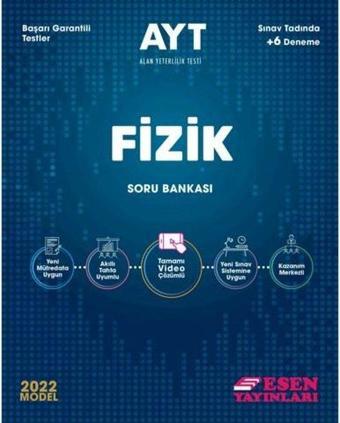 2022 AYT Fizik Soru Bankası - Kolektif  - Esen Yayıncılık - Eğitim