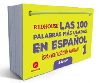 Las 100 Palabras Mas Usadas En Espanol - İspanyolca Sözcük Kartları 1 - Redhouse Yayınları