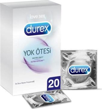 Durex Yok Ötesi Ultra Kaygan Prezervatif 20'li