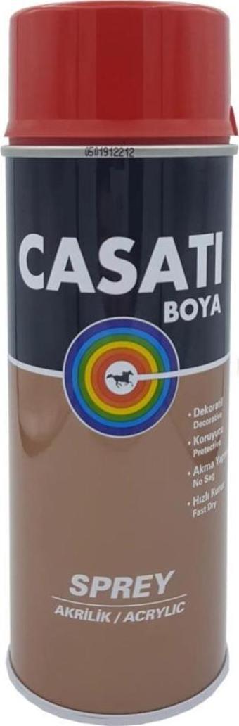 Casati Akrilik Sprey Boya 400 ML S331 Bayrak Kırmızı Ral 3020