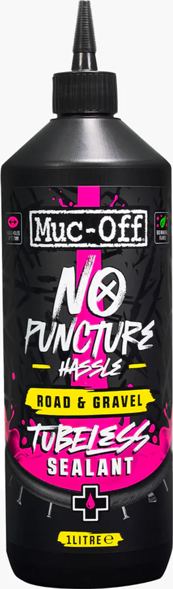 Muc-Off No Puncture Hassle Tubeless Sıvısı Road&Gravel 1 Litre 500489