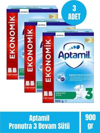 Aptamil Pronutra 3 Devam Sütü 900 gr - Ekonomik Paket 3 Adet